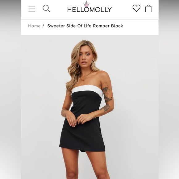 Hello Molly Sweeter Side of Life Romper - Picture 1 of 4